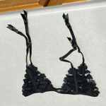 Victoria's Secret Women's Black Lace Garter Belt XS/S Photo 0