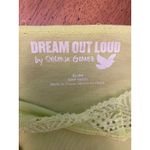 Selena Gomez Y2K  Brat Summer Lime Lace Trim Layering Tank Top Spaghetti Strap XL Photo 5