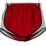 Nike Running Shorts Womens S Red White Dri-FIT Athletic Athleisure Gym Fitness Photo 0