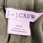 J.Crew  Green High Waisted Stretch Pocket Elastic Waist Pull On Casual Shorts 00 Photo 2