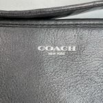 Coach Authentic Legacy Tassel Shoulder Bag 19889 Black Leather Purse Large READ Photo 3