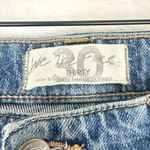 Free People Cuffed Slim Boyfriend Jeans Size 30 Medium Wash High Rise Photo 8
