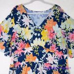 Leota Women's Short Sleeve Zoe Dress in Ginkgo Multi, size 2X Photo 4