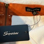 Shinestar Faux Leather Mini Skirt sz M NWT! Photo 1