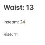 ZARA TRF Striped Straight Leg Crop Trousers Drawstring Waist Womens Size XS Navy Photo 3