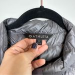 Athleta Downkind Down Puffer Vest in Silver Bells Gray Photo 3