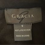 Gracia  Black Ruffled Dress Size S Photo 7