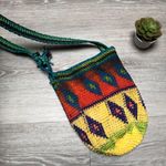 handmade knit crochet hippie boho crossbody bag Multiple Photo 1