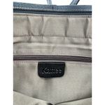 Kattee Large Black Leather Tote Shoulder‎ Bag, Purse, 2 Handles Zippered Pockets Photo 3