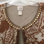 Chico's FINAL MARKDOWN Chico’s Ornately Beaded Single-Closure Sweater (1) ≈ S or 8 Photo 1