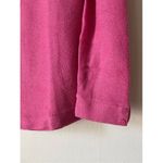 Talbots S4  V-Neck Knit Sweater Ribbed Long Sleeve Casual Pink‎ Medium Photo 4