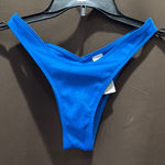 Hollister Ribbed Vibrant Blue Bottoms Only, Size XS Photo 0