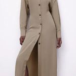 ZARA  LONG SHIRT LIMITED EDITION BUTTON UP Dress SIZE XS NEW Photo 4
