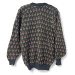 VINTAGE Vitabella Norway 1990's 90's| L | Mohair cardigan sweater floral Knit Black Size L Photo 3