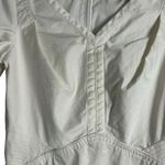 Zac Posen Z Spoke White Short Puff Sleeve V Photo 5