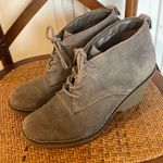 White Mountain  Lambert genuine suede wedge lace up booties 8.5 Photo 3
