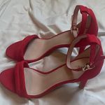 H&M Red Strappy Heels Photo 1