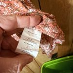 Rewind  Ditsy Floral Babydoll Peplum Top Puff Sleeve Cottagecore Romantic Size L Photo 3