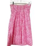 Lilly Pulitzer Vintage 90’s White Label Cotton Strapless Fish Print Dress Pink 2 Photo 7