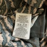 Joie  Zebra Print Jumpsuit XS Wrap Waist Puff Sleeve Chic Boho Party Photo 6