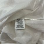 Joie  White Boho Embroidered Square Neck Beach Wedding Mexico Lined Maxi Dress 6 Photo 7