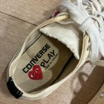 Converse  x Comme Des Garcons PLAY Cream Low Top Sneakers Size 5 Men’s/Women’s 7 Photo 15