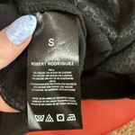 Robert Rodriguez ROBERT‎ RODRIGUEZ - Peplum Blouse Small Black Snake Zipper Photo 5