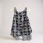 Crown & Ivy Crown & Ivy Curvy 1X Tank Top Navy Blue White Elephant Print Sleeveless Photo 1