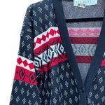 Michelle Stuart Vintage Deadstock Studio  Fair Isle Cotton Sweater Unisex Medium Photo 2
