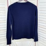 J.Crew  Aztec Fair‎ Isle Jacquard Stich Wool Sweater Blue XS Crewneck Pullover Photo 8