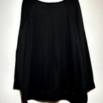 Torrid Sweatshirt Long Sleeve Choker V-Neck Lightweight Pullover Floral Black 4X Photo 5