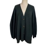 Jenni Kayne 100% Cashmere Cocoon Cardigan in Forest Green 37-7321-A24 Photo 1