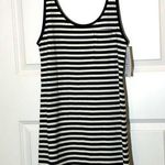 Krochet Kids KK INTL Striped Mini Tank Dress Small NEW!!! Black Photo 0