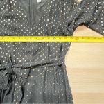 J.Crew Big Bow Midi Dress Clip Dot Black Size 0 Photo 4