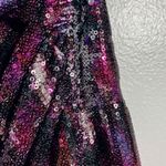 MISA Los Angeles Misa Nova One Shoulder Sequin Party Mini Dress Photo 3