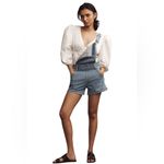 Pilcro x Anthropologie Denim Micro Overalls -Sz 10 Photo 1