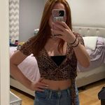 Better Be Mesh Leopard Print Top Photo 0