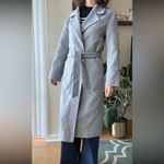 Reiss  Millie Wool Blend Longline Overcoat, Grey, Size 6 Photo 10