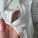 Hill House  THE FRANCESCA Top High Low Keyhole Back Short Puff Sleeve Size XS Photo 4