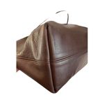 Coach  Vintage Waverly Dark Brown Leather Shoulder Tote Bag | Made in USA 1996 Photo 9