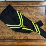 Koral NWOT  Womens Step-Up High Rise Energy Legging Black Neon Yellow Green sz M Photo 8