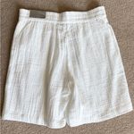 Soft Surroundings NWT  Gauze Straight
Shorts White Size Large Photo 5