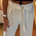 Victoria and Sophia B&W Striped Pants Photo 0