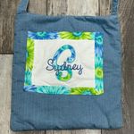 Miss Peony “ Sydney “ Blue and White Tote Photo 0