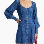 Ganni  NWT Denim Western dress size 2 Photo 0