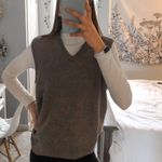 L.L.Bean Brown Knit Sweater Vest Photo 0