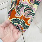 Tyler‎ Boe Maggie Paisley Print Silk Blouse Orange Multi Small Photo 7
