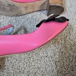 Frances Valentine Pink Mary Jane Block Heel Shoes Size 7B Flower Embellished Photo 7