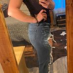 REWASH Ripped Dark Denim Jeans Photo 2