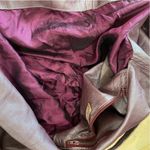 Jewels beautiful shiny lilac leather boho bag Purple Photo 7